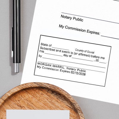 Jurat Notary Stamp Body and Design Lifestyle