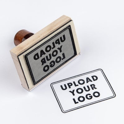 3 inch Custom Logo Stamp (Upload your logo impression)