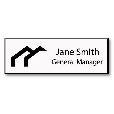 Laser Engraved Name Tag - 1.25" x 3.25"