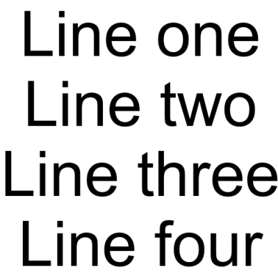 4 Line Traditional Rubber Address Stamp