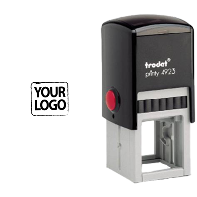 Small Custom Logo Stamp for Square Logos Stamp Body and Imprint