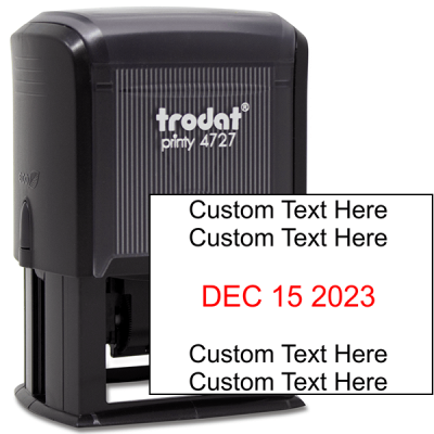 Trodat Dater 4727 with Custom Text