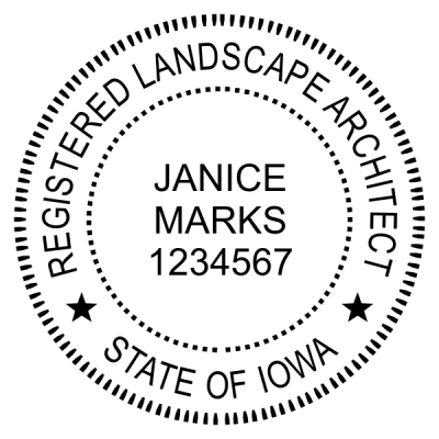 State of Iowa Landscape Architect