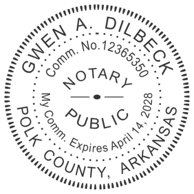 Arkansas Notary Stamp Imprint