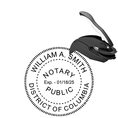District of Columbia Washington DC Notary Public Seal