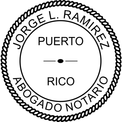 Puerto Rico Notary Stamp