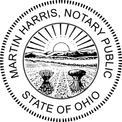 Ohio Notary Round Seal Embosser