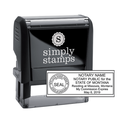 Montana Notary Public Stamp