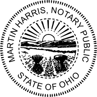 Ohio Notary Round Stamp