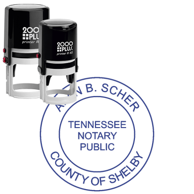 Tennessee Notary Round without Date