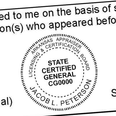 State of Alabama  Land Surveyor Seal Imprint