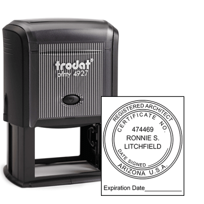 State of Arizona Architect with Expiration