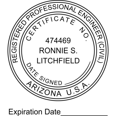 State of Arizona Engineer with Expiration