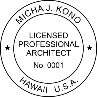 State of Hawaii Architect