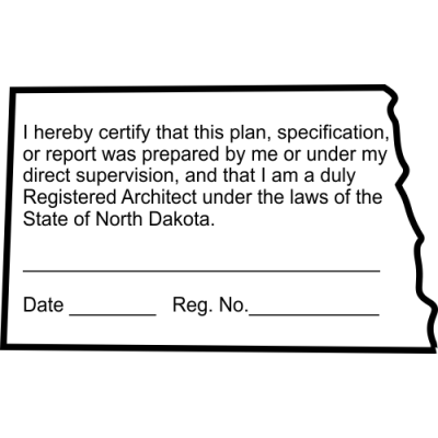 State of North Dakota Architect Certification