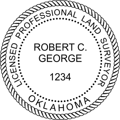 State of Oklahoma Land Surveyor