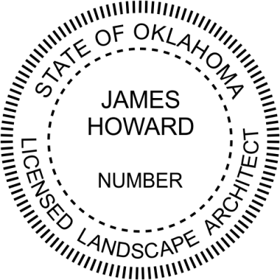 State of Oklahoma Landscape Architect