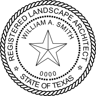 State of Texas Landscape Architect