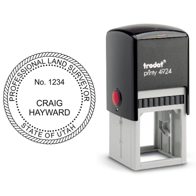 State of Utah Land Surveyor Seal Body and Imprint