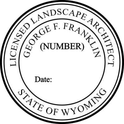 State of Wyoming Landscape Architect