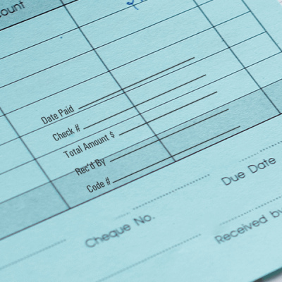 Simple Sans Serif Business Form Stamp Lifestyle