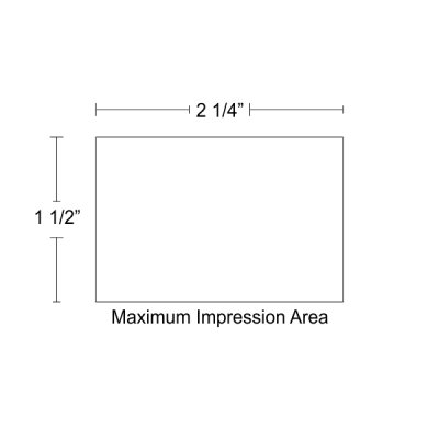 Customizable Trodat Professional 5207 design area