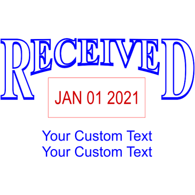 Received Custom Date Stamp Design