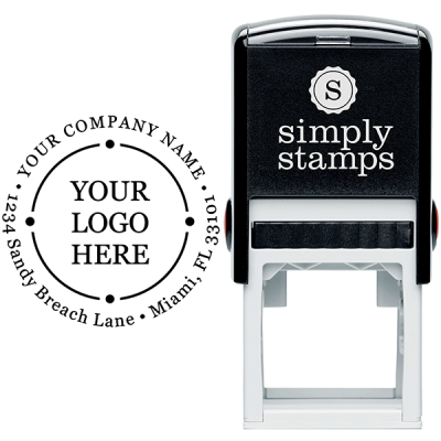 Orbital Round Logo Stamp Body and Design
