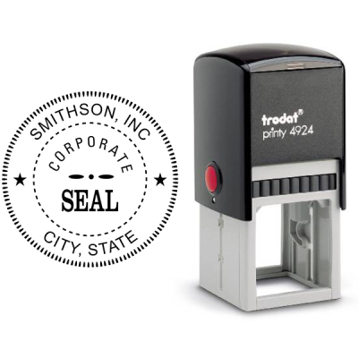 Corporate Seal Stamp Body and Design