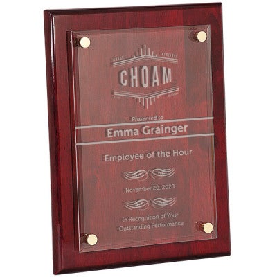 9 x 12 Retirement Congratulations Floating Acyrlic Plaque