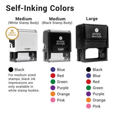 Self-Inking Colors of Ink