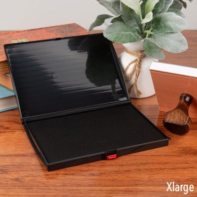 Opened Extra Large Black Ink Pad