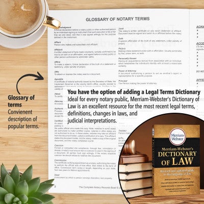 The Complete Notary Records Book Glossary
