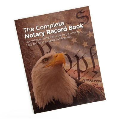 The Complete Notary Records Book Front Cover