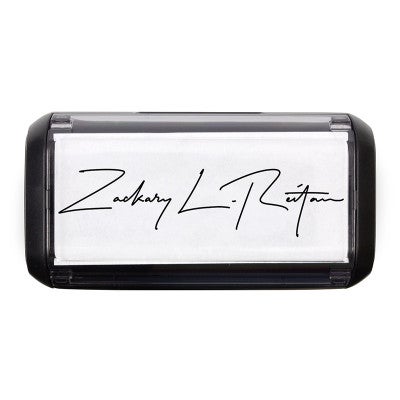 Overhead view of the Large Signature Stamp on the Trodat Printy 4914 Stamp Body