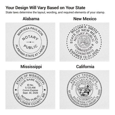 The variety of seal designs based state requirements