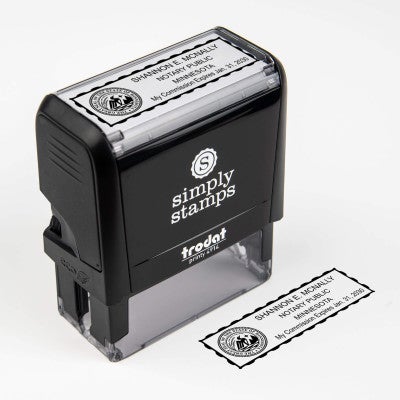 Minnesota Notary Seal Stamp Body and Design