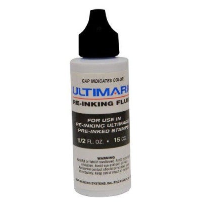Black 1/2 oz Refill Ink - Ultimark