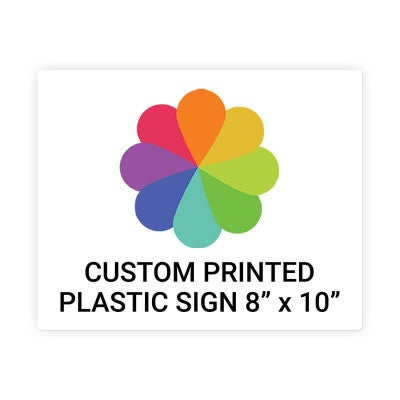 Color Sign Horizontal 8" x 10"