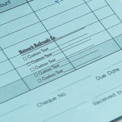 Custom Business Name With Boxes 4 Line Form Stamp Lifestyle