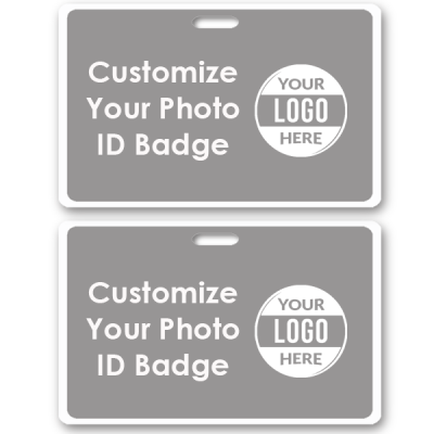 Horizontal Double Sided ID Card