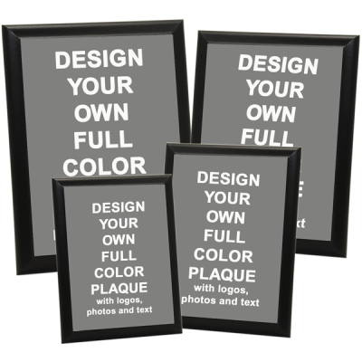 Full Color Photo Plaque with Black Edge