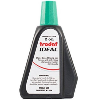 Green 2oz Refill Ink - Self Inking