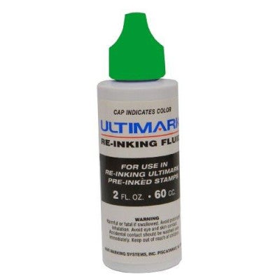 Green 2oz Refill Ink - Ultimark