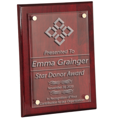 Honorary Donor Floating Acrylic Plaque