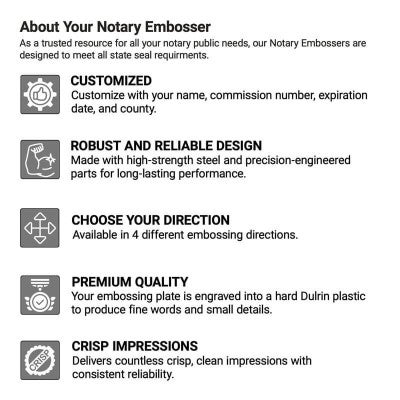 About Your Notary Embosser