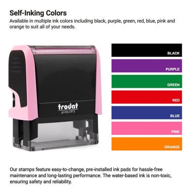 Self-Inking Stamp Colors