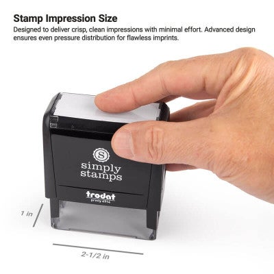 Stamp Impression Size