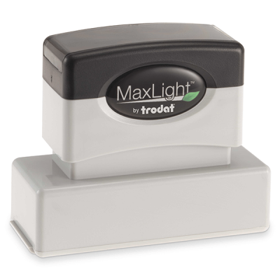 MaxLight Custom Pre-Inked Stamp - MAX-145S -  Black Ink