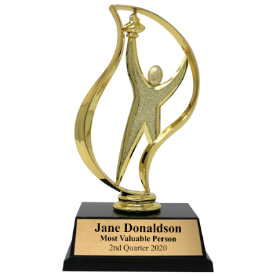 Most Valuable Person Victory Torch Award Trophy